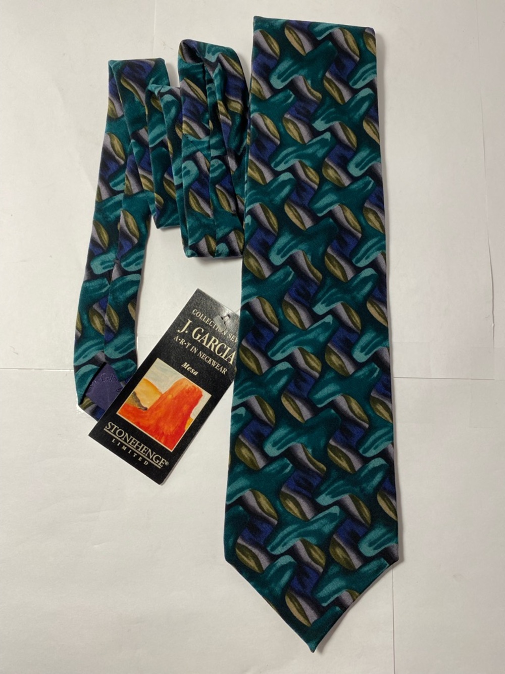 J. Garcia "Mesa" Silk Tie Collection Seven Grateful Dead Art Stonehenge NWT